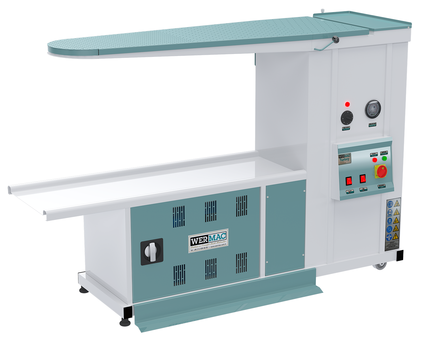 B500 Kendinden Kazanlı Vakumlu Dar Paskala Ütü