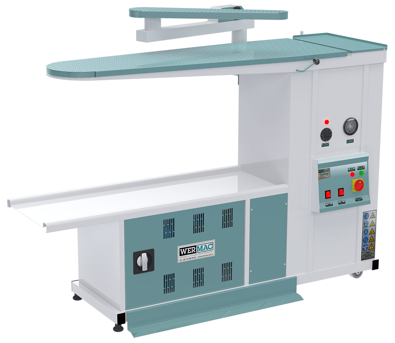 B501 Kendinden Kazanlı Kol Apartalı Vakumlu Dar Paskala Ütü