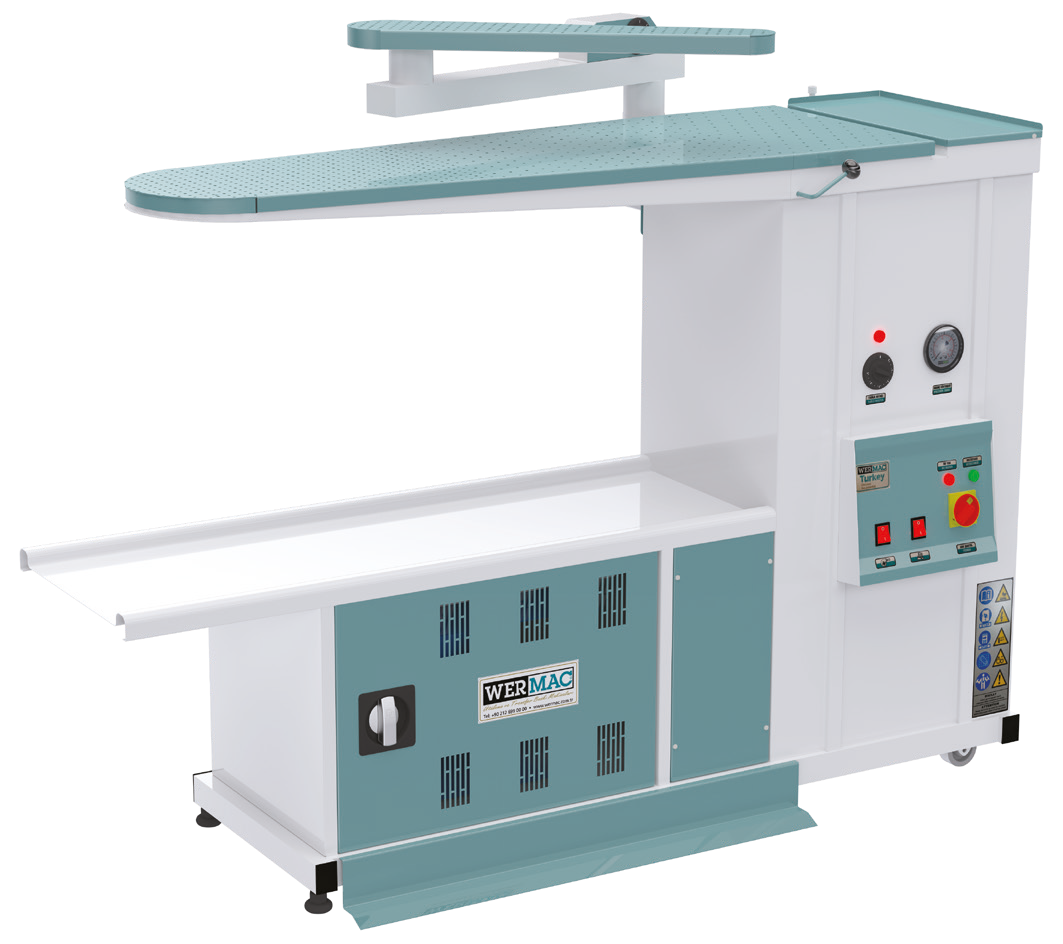 B503 Keninden Kazanlı Kol Apartalı Vakumlu Üflemeli Dar Paskala Ütü