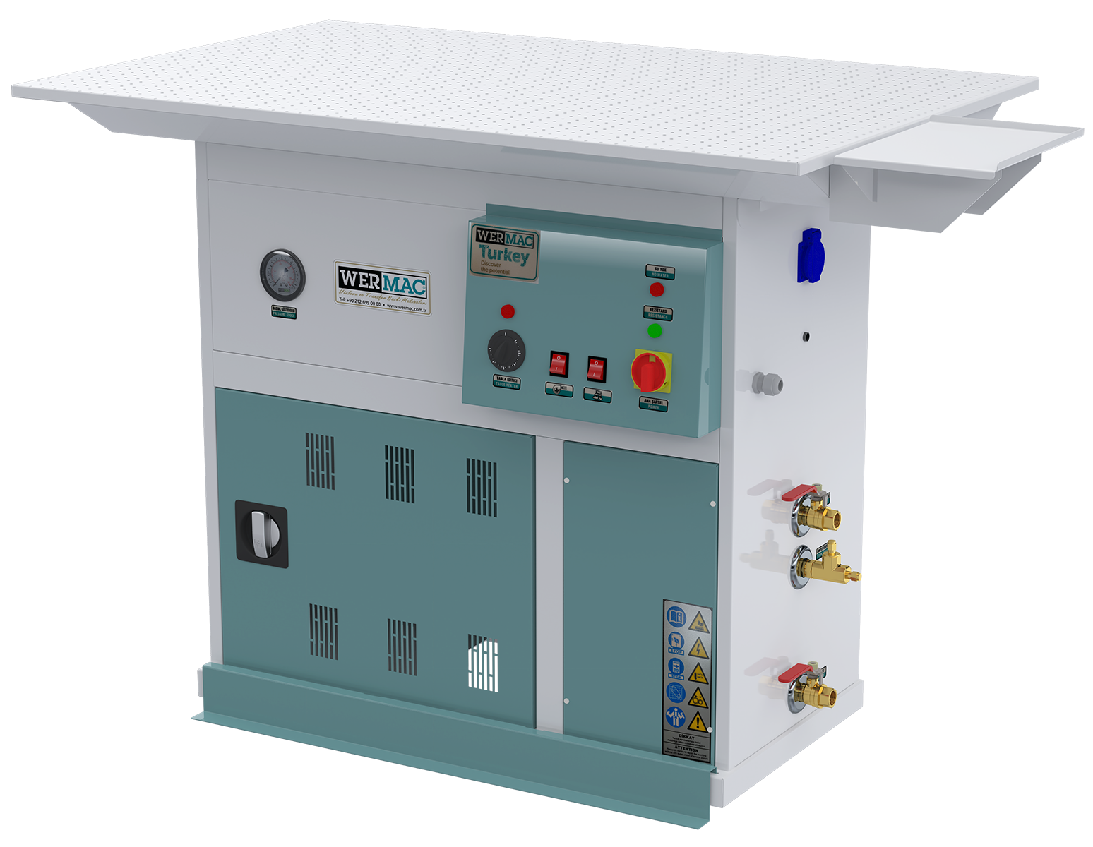 B600 Kendinden Kazanlı Vakumlu Geniş Paskala Ütü